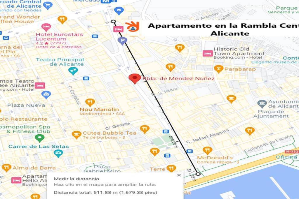 Apartamento Centro Rambla Alicante A מראה חיצוני תמונה