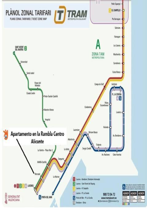 Apartamento Centro Rambla Alicante A מראה חיצוני תמונה